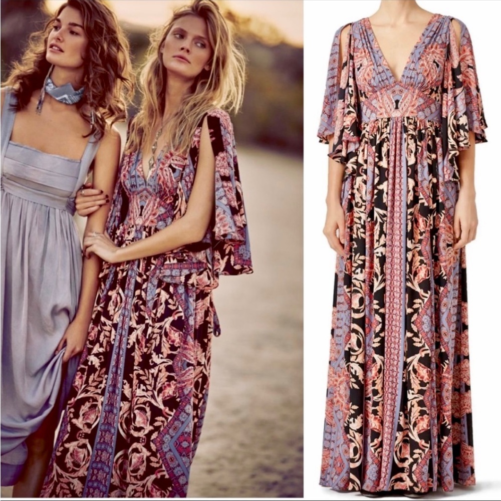Free People Multicolor Maxi Dress